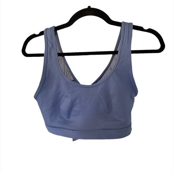 Aerie Offline Criss Cross Blue Sports Bra - M - Picture 2 of 3